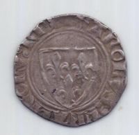 Бланк 1380-1422 года Франция Карл VI Безумный