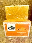 Мыло КУРКУМА (Ayurvedic Herbal soap TURMERIC) AYUR GANGA, 75г