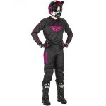 Fly Racing F-16 Combo Black/Pink  комплект джерси и штаны