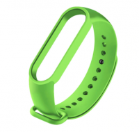 Сменный ремешок на фитнес - трекер Xiaomi Mi Band 5/6 (Зеленый)
