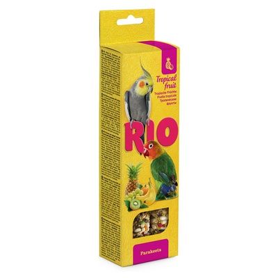Палочки РИО для средних попугаев с тропическими фруктами 2х75 гр