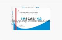 Ивскаб(ивермектин 12мг) антипаразитарный препарат Ethinext Pharma Ivscab Ivermectin 12mg 1 Tablets