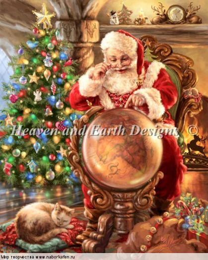 HAEDJGMINI 11856 Mini Santas Joy Around The World