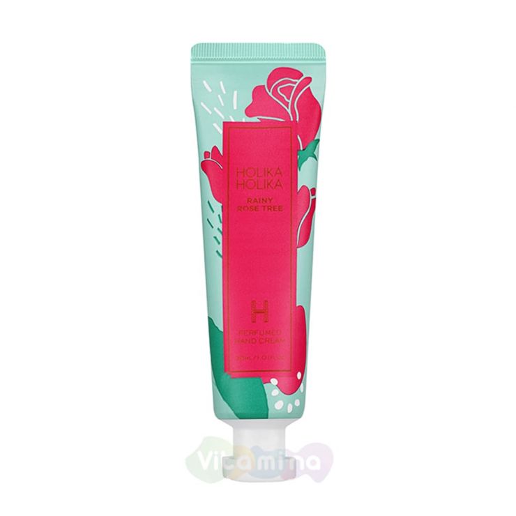 Holika Holika Крем для рук с розой Rainy Rose Tree Perfumed Hand Cream, 30 мл