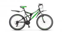 Горный (MTB) велосипед STELS Challenger V 26 Z010 (2020) Черный/зелёный