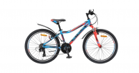 Подростковый горный (MTB) велосипед STELS Navigator 450 V 24 V010 Синий/красный/черный