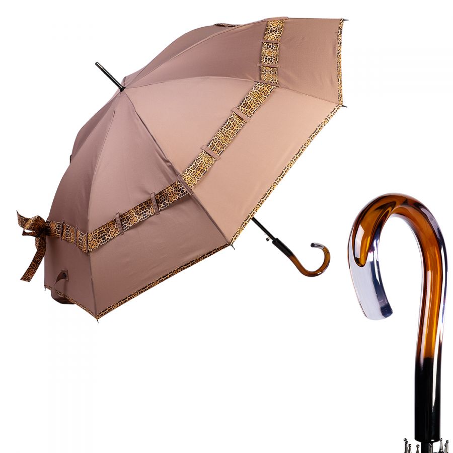 Зонт-трость Ferre 5010-LA Biocco Marrone