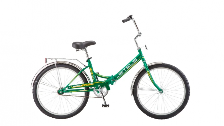 Городской велосипед STELS Pilot 710 24 Z010 Зелёный/желтый