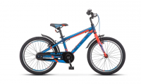Подростковый горный (MTB) велосипед STELS Pilot 250 Gent 20 V010  Тёмно-синий/неоновый-красный