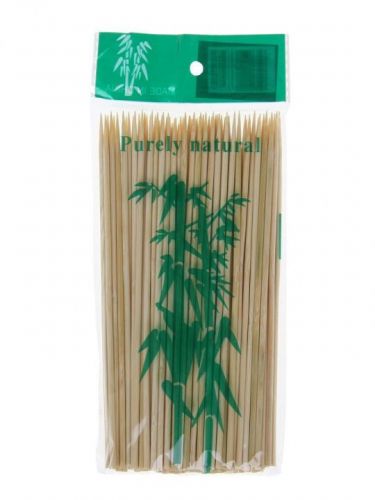 Шпажки-шампуры деревянные (бамбуковые) 100шт 30см