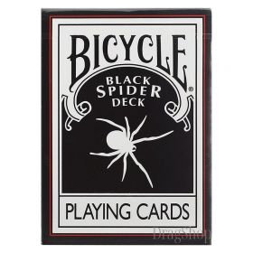 Игральные карты Bicycle Black Spider Deck By Magic Makers