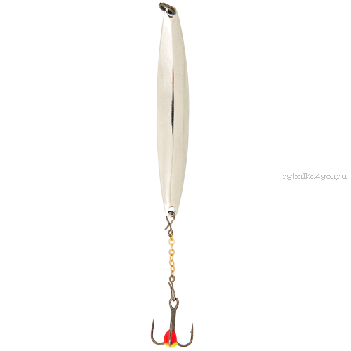 Блесна Lucky John Nail Blade с цепочкой и тройником 45мм / 6,5 гр  / цвет: NB45-S