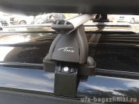 Багажник на крышу Ford Ranger 2011-... (без рейлингов), Lux, аэродинамические дуги (53 мм)
