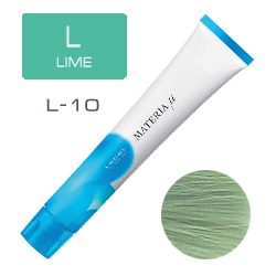 Lebel Materia µ Layfer L10 - Тонирующая краска лайфер, Яркий блондин лайм 80гр