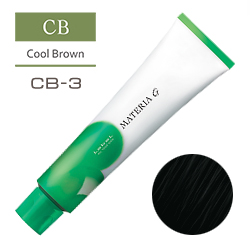 Lebel Краска для волос Materia G Тон CB3 - Тёмный шатен холодный 120 гр