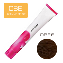 Lebel Materia New 3D Краска для волос OBE6 - Тёмный блондин оранжево-бежевый 80 гр