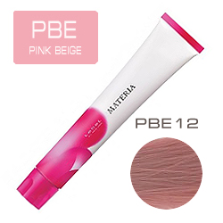 Lebel Materia New 3D Краска для волос PBE12 - Супер блондин розово-бежевый 80 гр