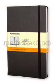 Книжка зап.Moleskine Large Classic линейка черная QP060