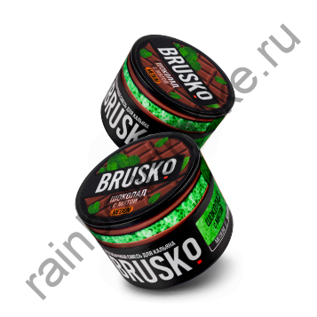Brusko Strong 250 гр - Шоколад с Мятой (Chocolate with Mint)