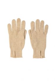 кашемировые перчатки женские на пуговке (100% драгоценный кашемир) , классический натуральный цвет. BUTTON LOOP WOMENS CASHMERE GLOVES | NATURAL