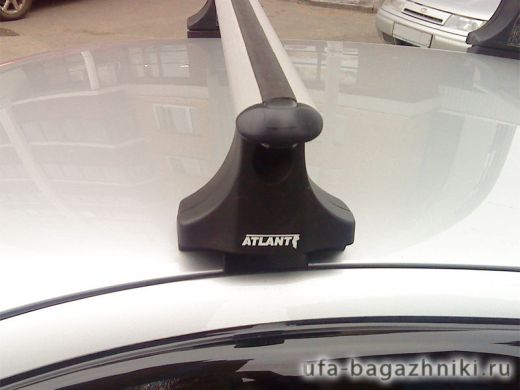Багажник на крышу Kia Sorento 2002-09, Атлант, аэродинамические дуги