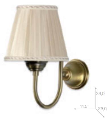 Настенная лампа светильника Tiffany World Harmony TWHA029cr без абажура ФОТО