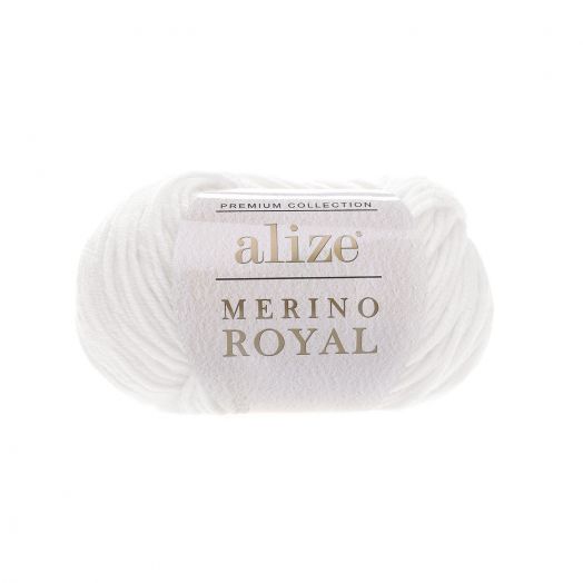 Merino royal (Alize) 55-белый