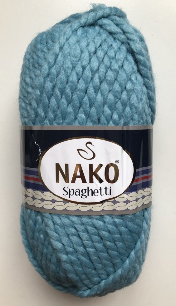 Spaghetti (Nako) 6199-голубая бусина