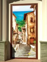 Наклейка на дверь - Неаполитанская | магазин Интерьерные наклейки