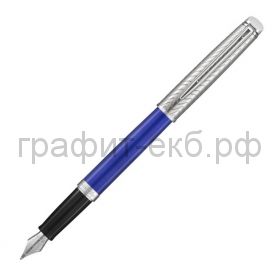 Ручка перьевая Waterman Hemisphere CT Deluxe Blue Wave латунь лакированная/перо сталь 2043217