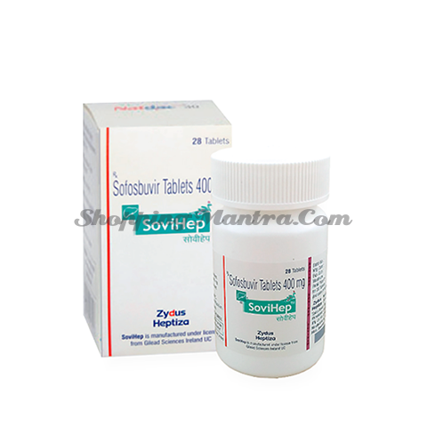Совихеп (софосбувира 400 мг) Зидус Хептиза | SoviHep (Sofosbuvir 400 mg) Zydus Heptiza
