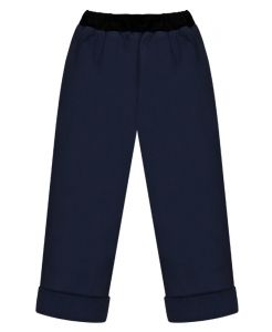 75727-МО18 Синие брюки для мальчика на осень - весну Радуга дети