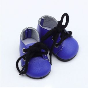 Обувь для кукол - ботиночки 5 см (синие)