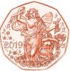 Радость жизни 5 евро Австрия 2019 Новогодняя монета! на заказ