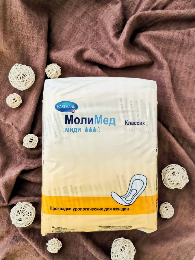 MoliMed Classic Midi / МолиМед Классик Миди -урологические прокладки для женщин, 28 шт.