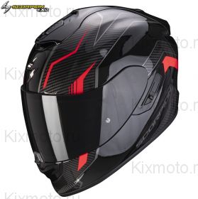 Шлем Scorpion EXO-1400 Air Fortuna, Черно-красный