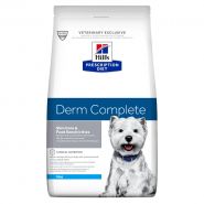 Hill's PD Derm Complete Mini Skin Care and Food Sensitivities Сухой корм для взрослых собак мелких пород, 1,5 кг