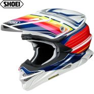 Шлем Shoei VFX-WR Pinnacle, Бело-красно-синий