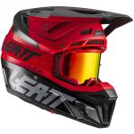 Leatt Kit Moto 8.5 V21.1 Red комплект шлем внедорожный и очки