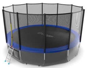 Батут EVO jump 16 ft External (Blue) + Lower net