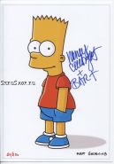 Автограф: Нэнси Картрайт. Симпсоны / The Simpsons