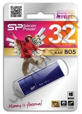 флэш-карта USB 3.0 Silicon Power 32GB Blaze B05 Deep Blue