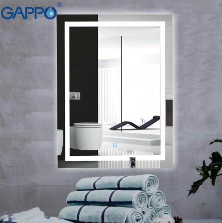 Зеркало для ванной с подсветкой Gappo G601