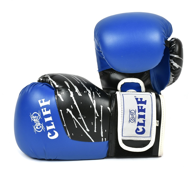 Перчатки боксерские CLIFF, PRO STAR (DX)  12 oz синие