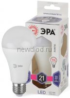 Лампы СВЕТОДИОДНЫЕ СТАНДАРТ LED A65-21W-860-E27 ЭРА (диод, груша, 21Вт, хол, E27)