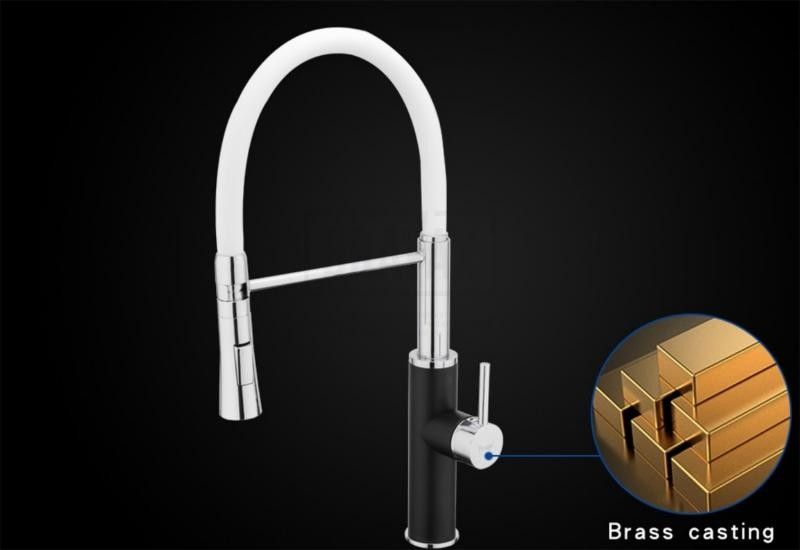Смеситель для кухни с гибким изливом Frap F4452-7