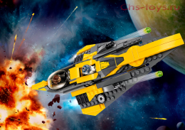 Конструктор StarWars Звёздный истребитель Энакина 05144 (Аналог LEGO Star Wars 75214) 277 дет