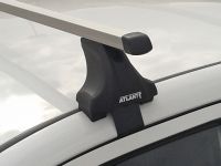 Багажник на крышу Audi A6 IV (C7) 2011-2018, Атлант, прямоугольные дуги, опора Е