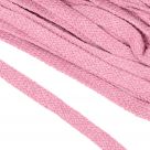 фото Шнур хлопковый плоский 10 мм турецкое плетение ХШ10.103 розовый