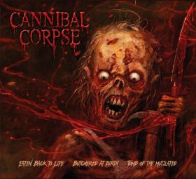 CANNIBAL CORPSE - Eaten Back to Life/Butchered at Birth/Tomb of the Mutilated BOX [3CD]